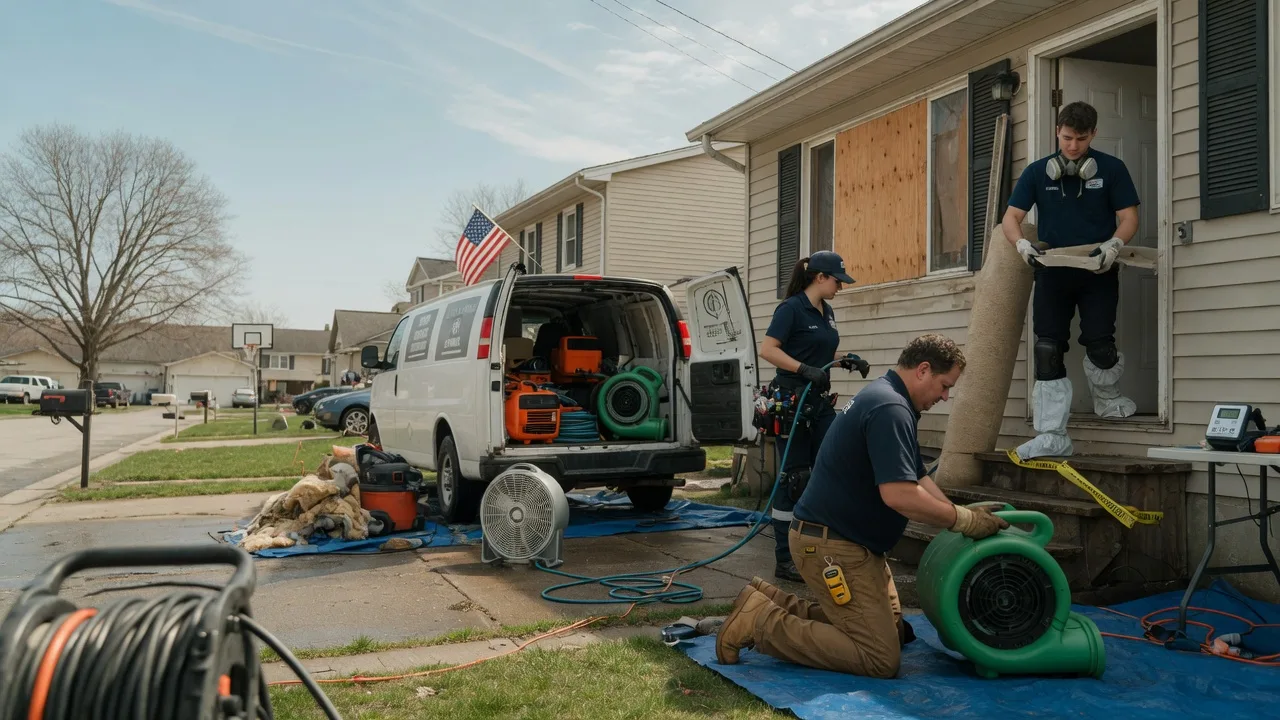 Water Damage Restoration in Fieldon, IL near me